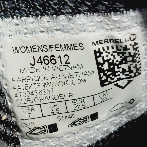 Merrell Gray Hiking Breathable walking running climbing athletic sneakers - Picture 10 of 11